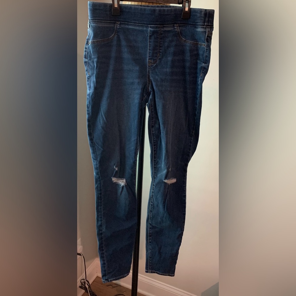 Old Navy Midrise Rockstar Super Skinny Jeggings 12 Tall J3